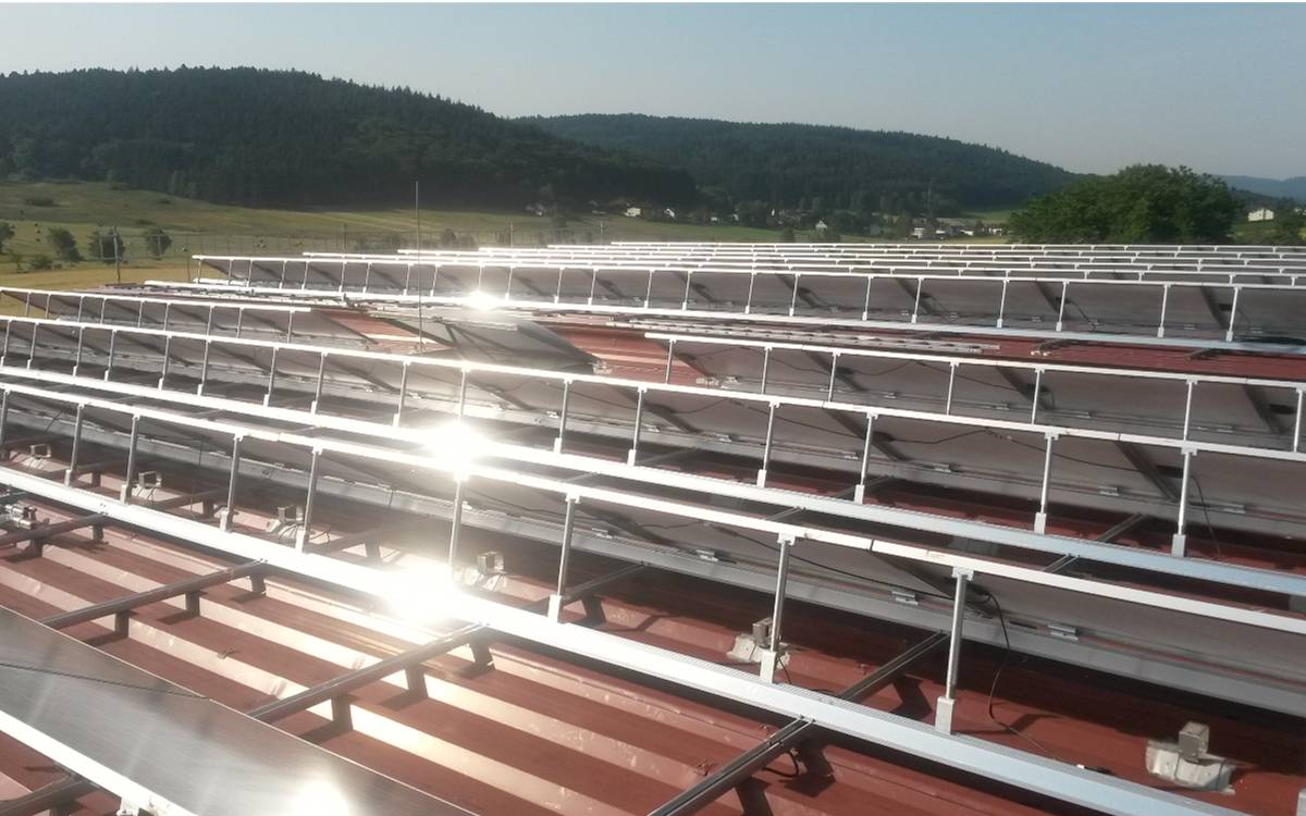 Photovoltaik Aufständerung
